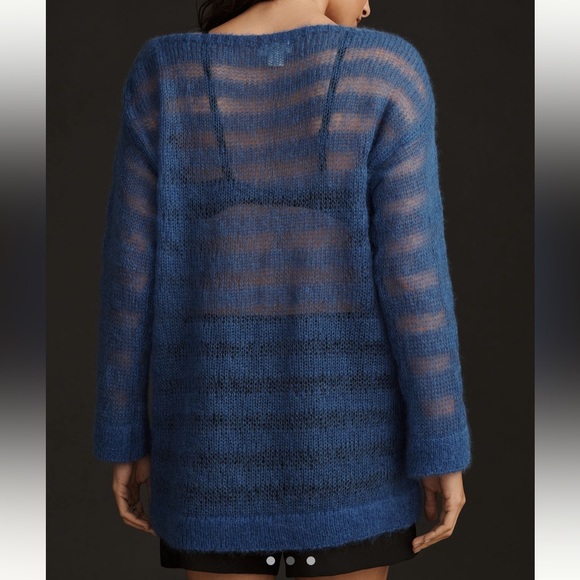 Anthropologie Maeve Sheer Pullover Sweater - Picture 2 of 4